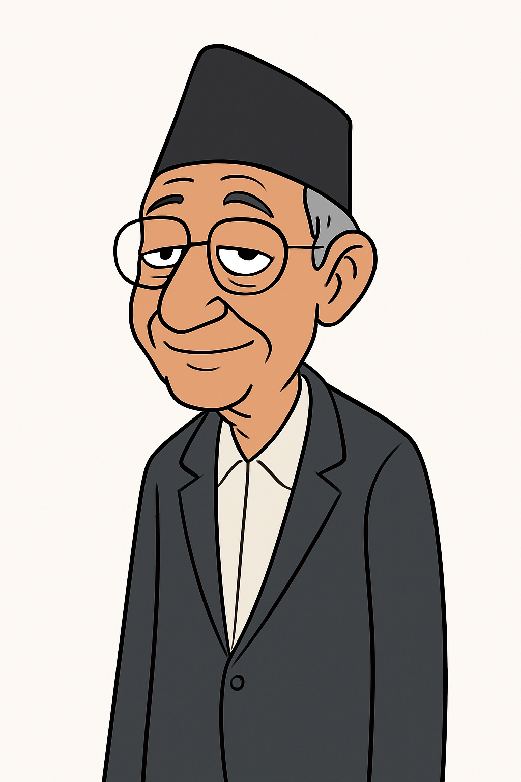 Satirical Caricature - Cashgress Leader
